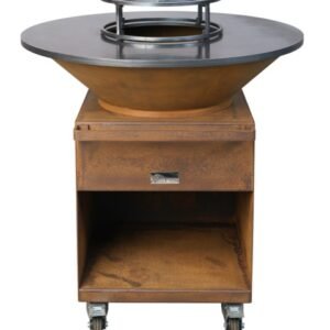 brasero maya en 50 corten