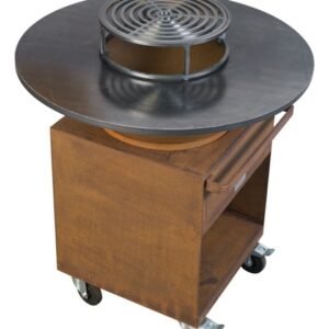 brasero maya en 50 corten