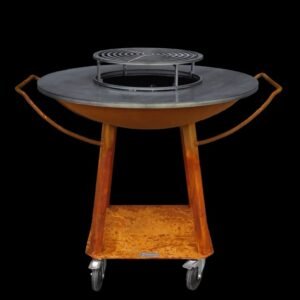 brasero blaze en corten