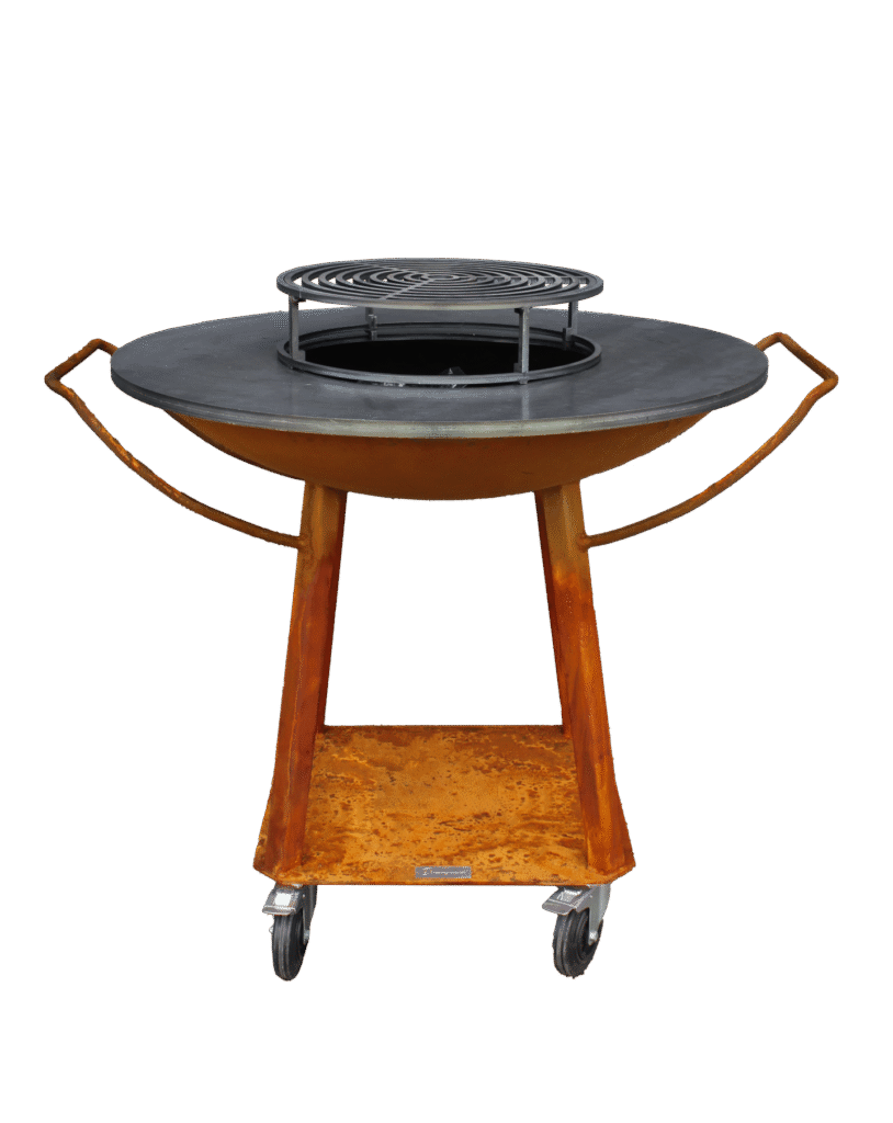 brasero blaze en corten