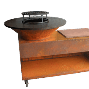 brasero maya corten