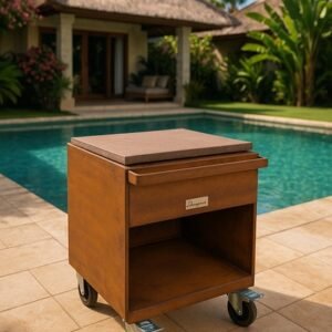 CORTEN - TABLE D'APPOINT MAYA