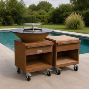 brasero maya corten