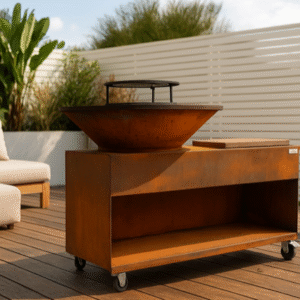 brasero maya corten