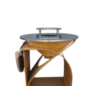 brasero blaze corten