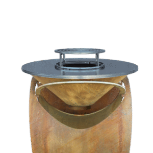 brasero blaze corten
